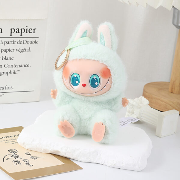 Bubble Mart Labubu Macaron Second Generation Vinyl Faced Doll Blind Box Handmade