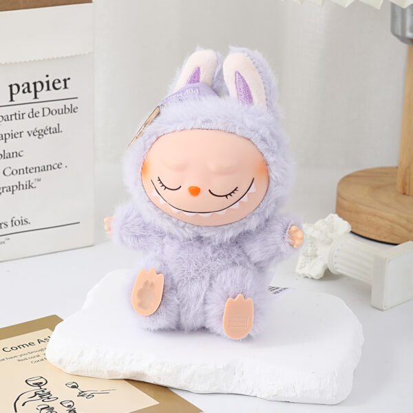 Bubble Mart Labubu Macaron Second Generation Vinyl Faced Doll Blind Box Handmade