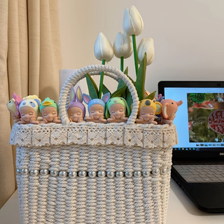 8618727a-8af1-4412-84c8-ec4d66f51102 Sleep Sonny Angel Car Doll Party Angel Cute Blind Box Trendy Play Doll Car Screen Ornament Handmade